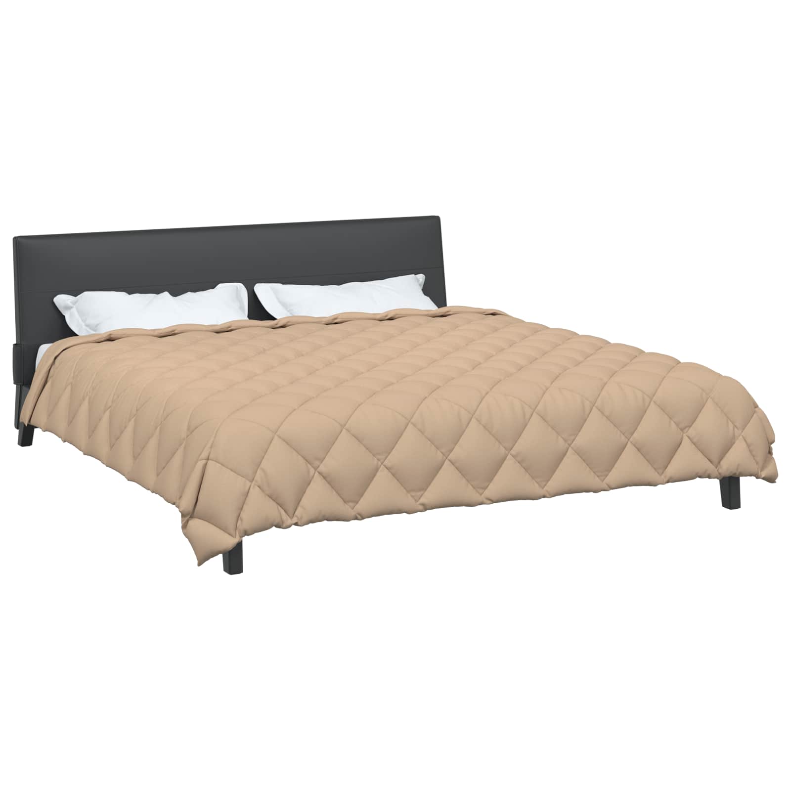 Winterbettdecke 200 x 220 cm 450 g/m² Taupe