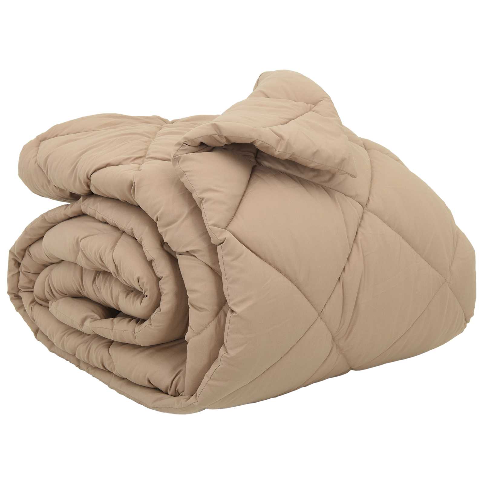 Winterbettdecke 220 x 240 cm 450 g/m² Taupe