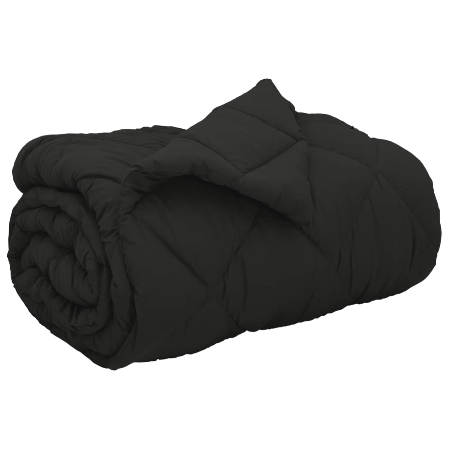 Winterbettdecke 135 x 200 cm 450 g/m² Schwarz