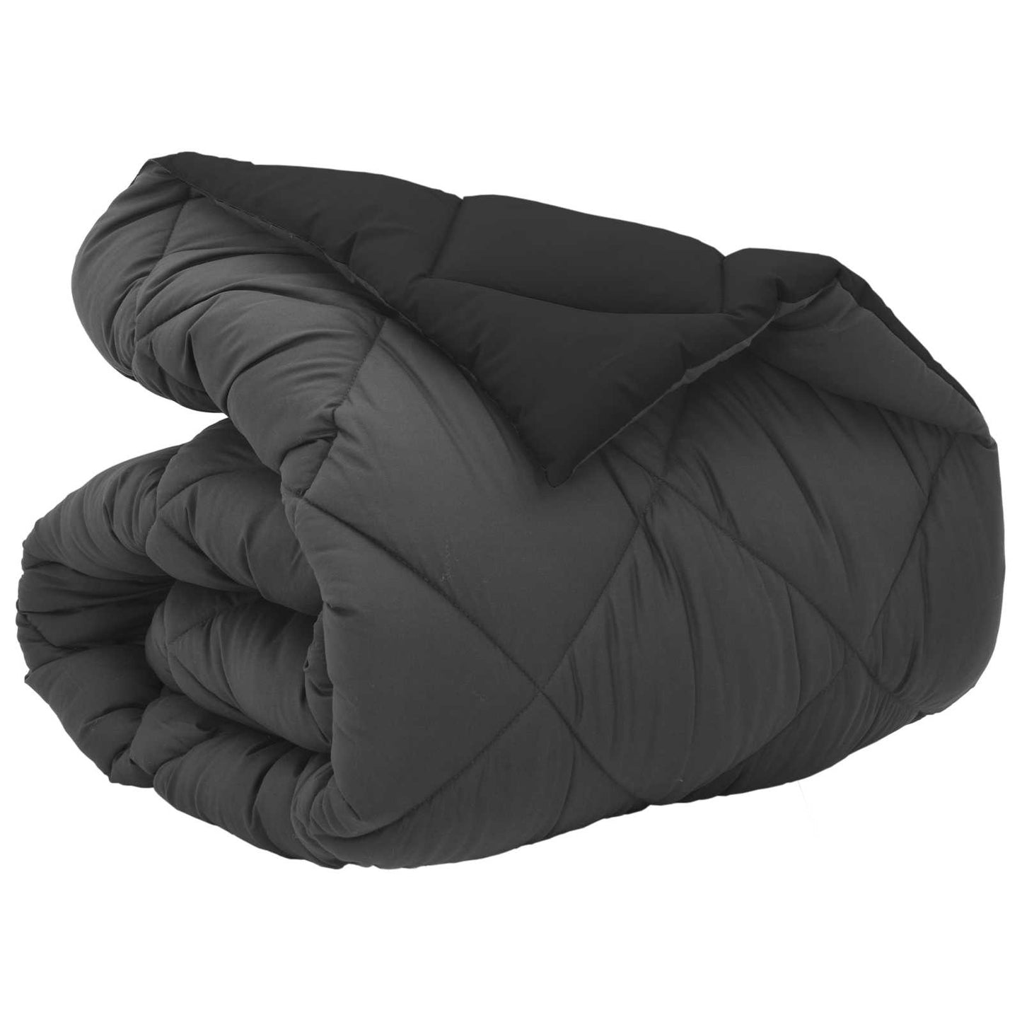Winterbettdecke 135 x 200 cm 450 g/m² Schwarz und Anthrazit