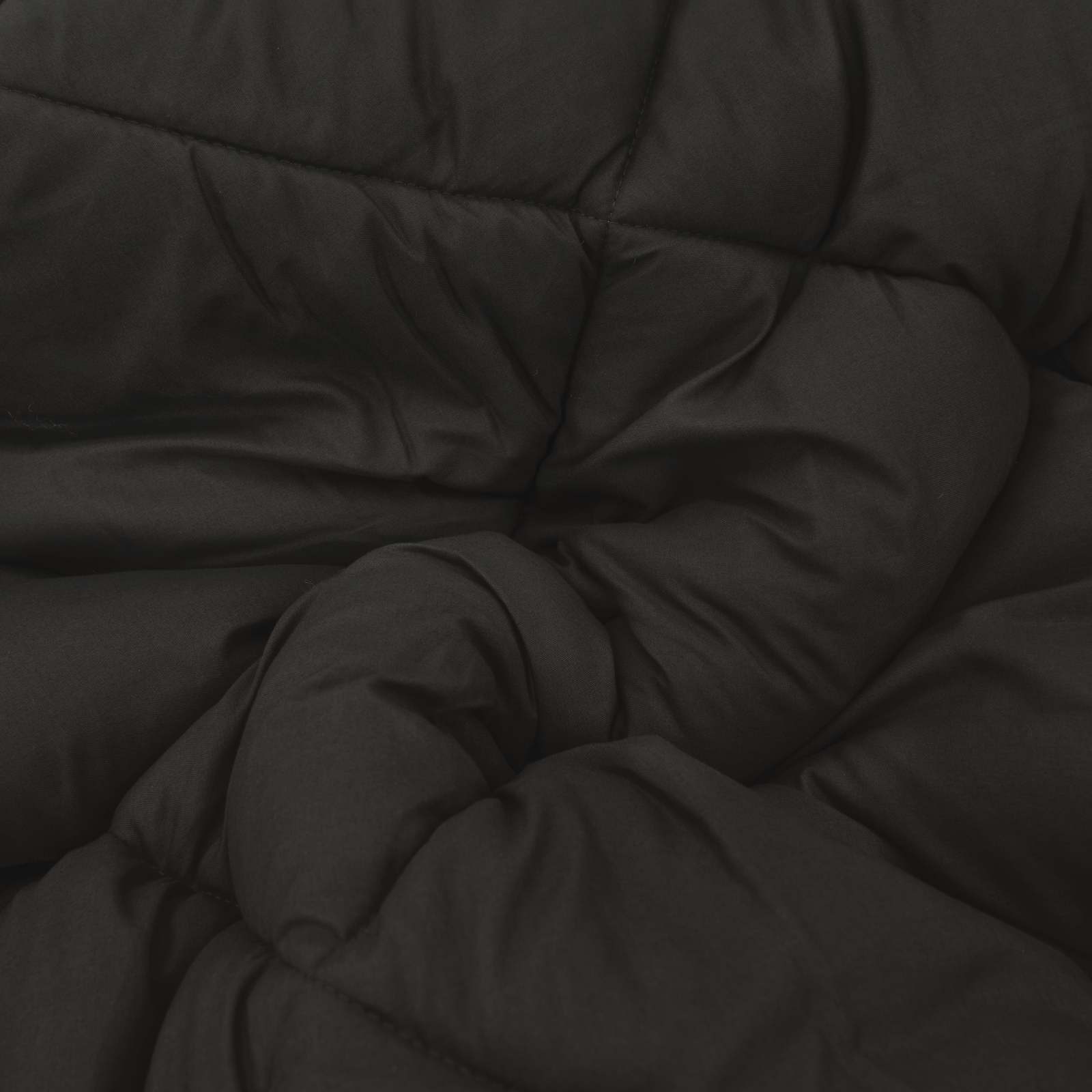 Winterbettdecke 200 x 220 cm 450 g/m² Schwarz und Taupe