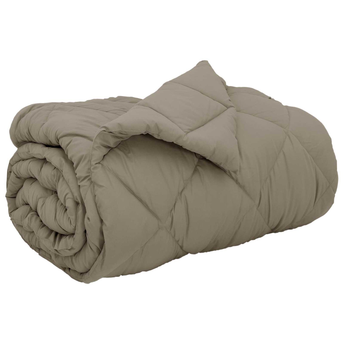 Winterbettdecke 140 x 200 cm 450 g/m² Hellgrau