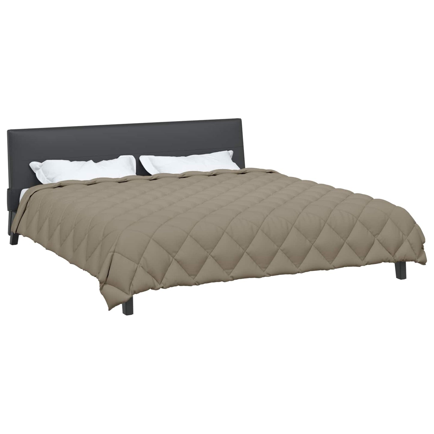 Winterbettdecke 200 x 200 cm 450 g/m² Hellgrau