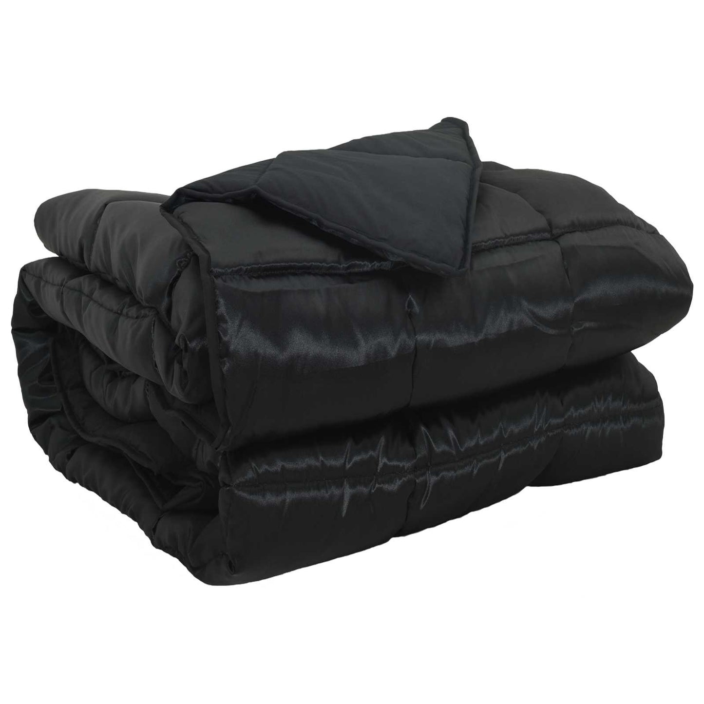 Ganzjahresbettdecke 140 x 200 cm 300 g/m² Schwarz