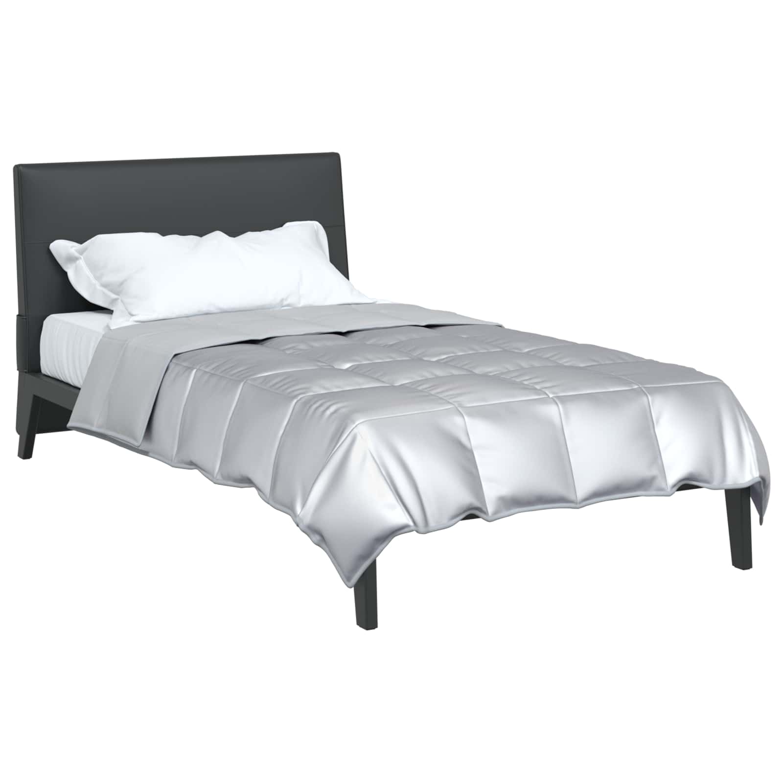 Ganzjahresbettdecke 155 x 220 cm 300 g/m² Silber