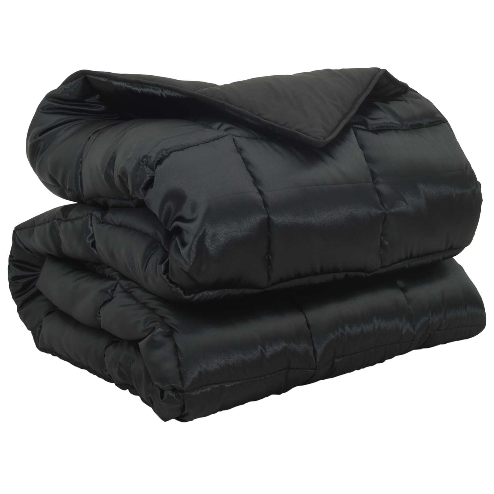 Winterbettdecke 200 x 200 cm 450 g/m² Schwarz