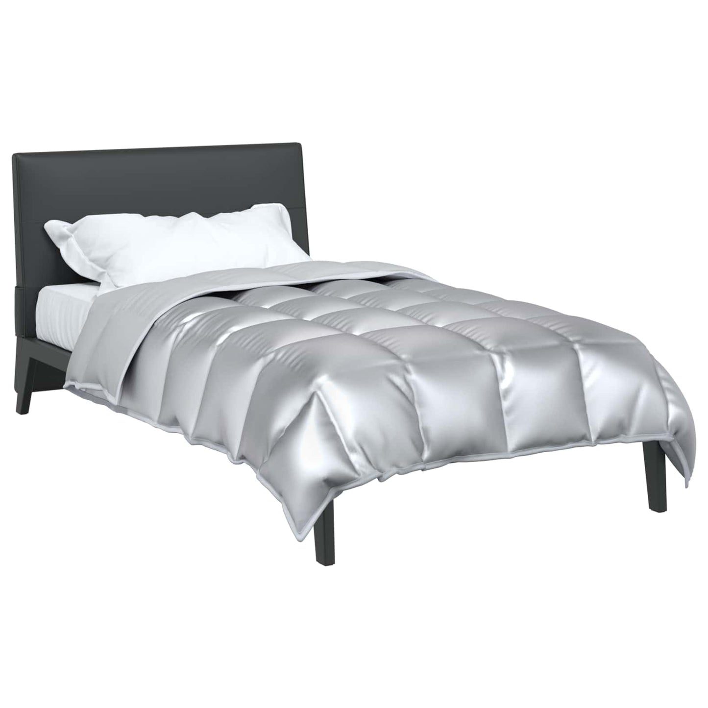Winterbettdecke 140 x 200 cm 450 g/m² Silber