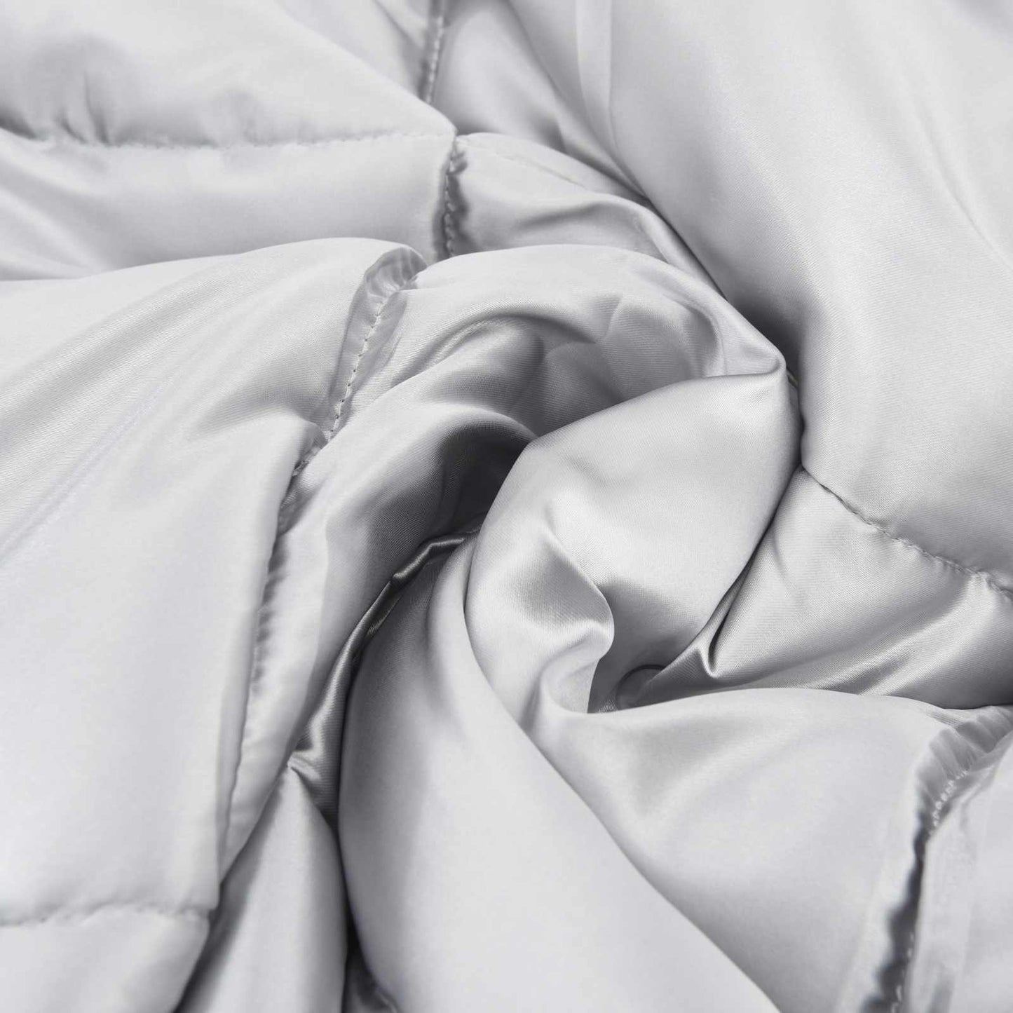 Winterbettdecke 220 x 240 cm 450 g/m² Silber