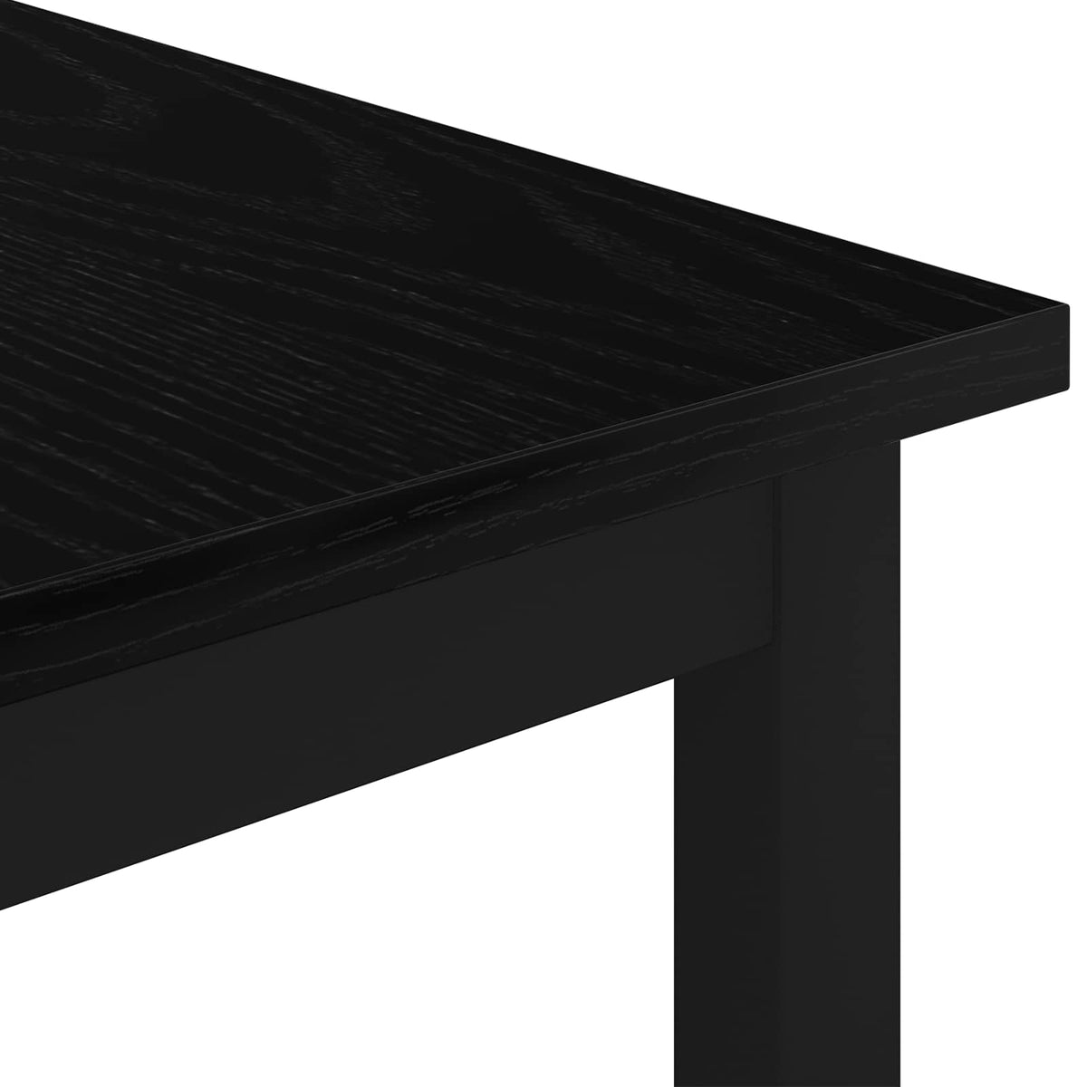 Couchtisch Schwarz Eichen-Optik 40 x 40 x 36 cm Holzwerkstoff