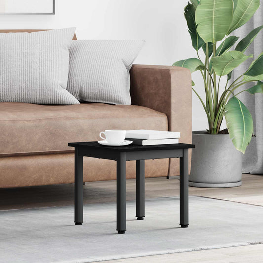 Couchtisch Schwarz Eichen-Optik 40 x 40 x 36 cm Holzwerkstoff
