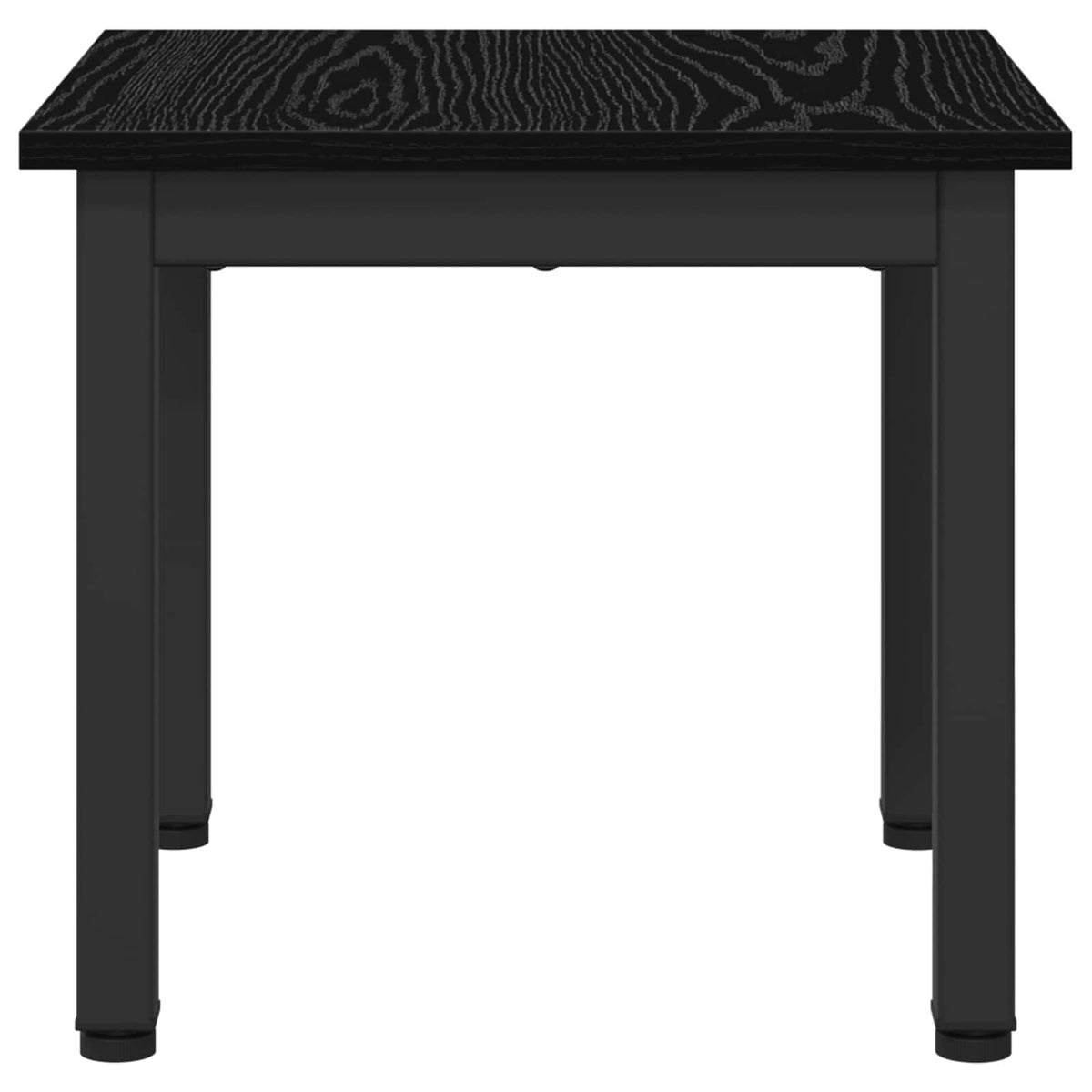 Couchtisch Schwarz Eichen-Optik 40 x 40 x 36 cm Holzwerkstoff