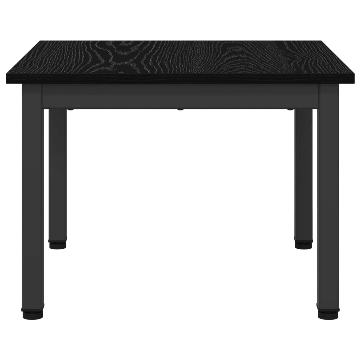 Couchtisch Schwarz Eichen-Optik 50 x 50 x 36 cm Holzwerkstoff