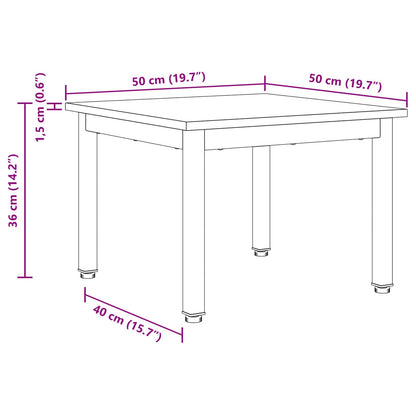 Couchtisch Sonoma-Eiche 50 x 50 x 36 cm Holzwerkstoff