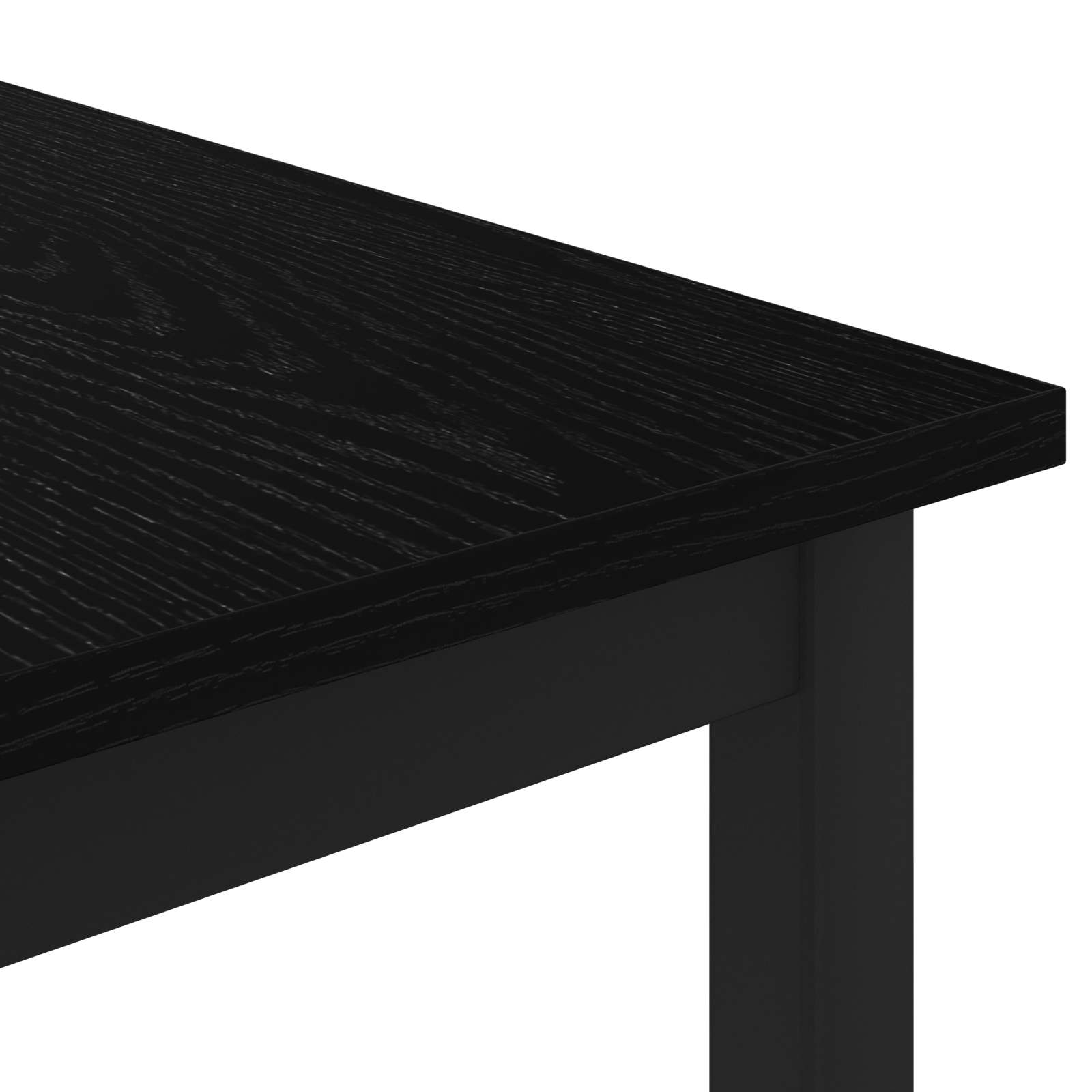 Couchtisch Schwarz Eichen-Optik 60 x 60 x 36 cm Holzwerkstoff