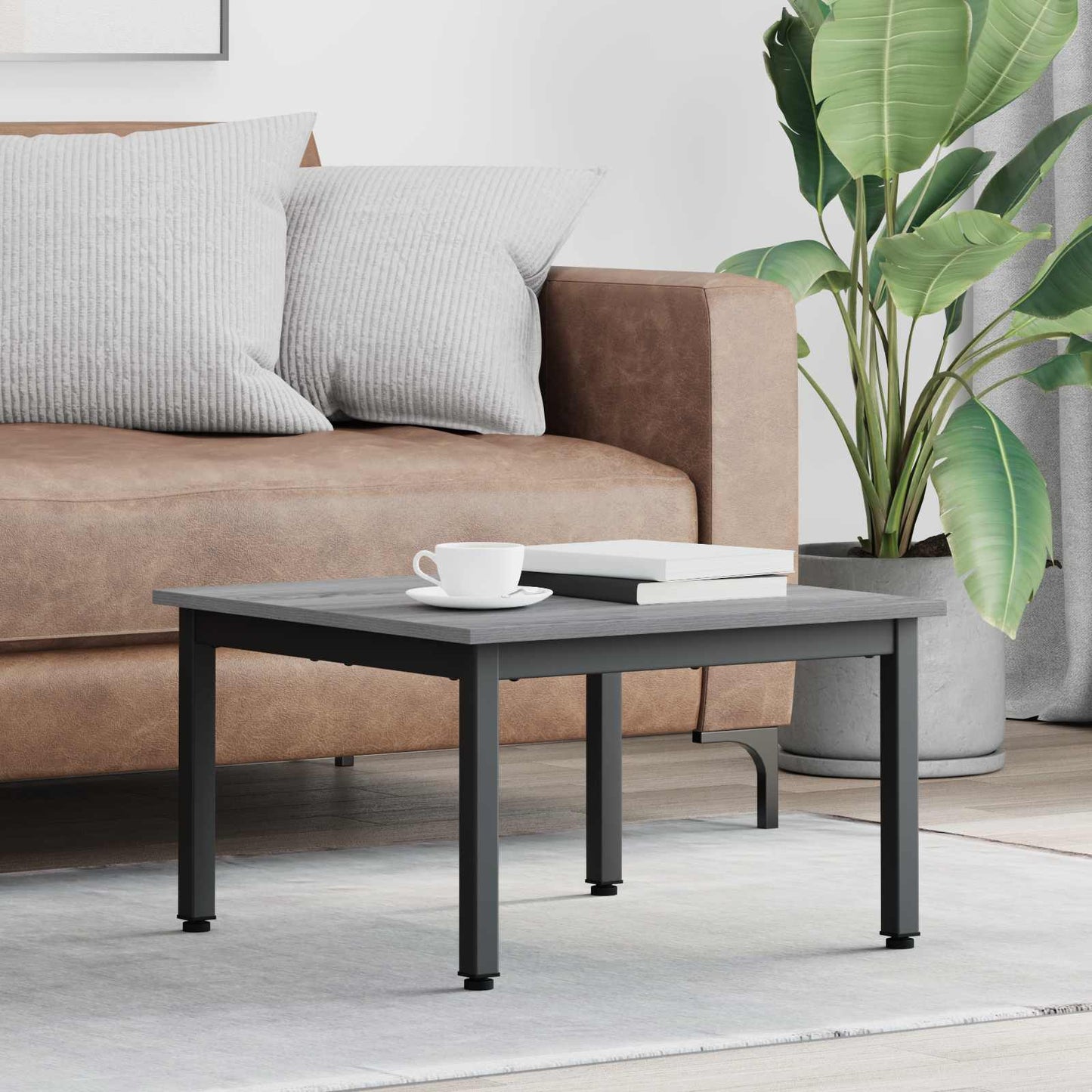 Couchtisch Graues Sonoma 60 x 60 x 36 cm Holzwerkstoff