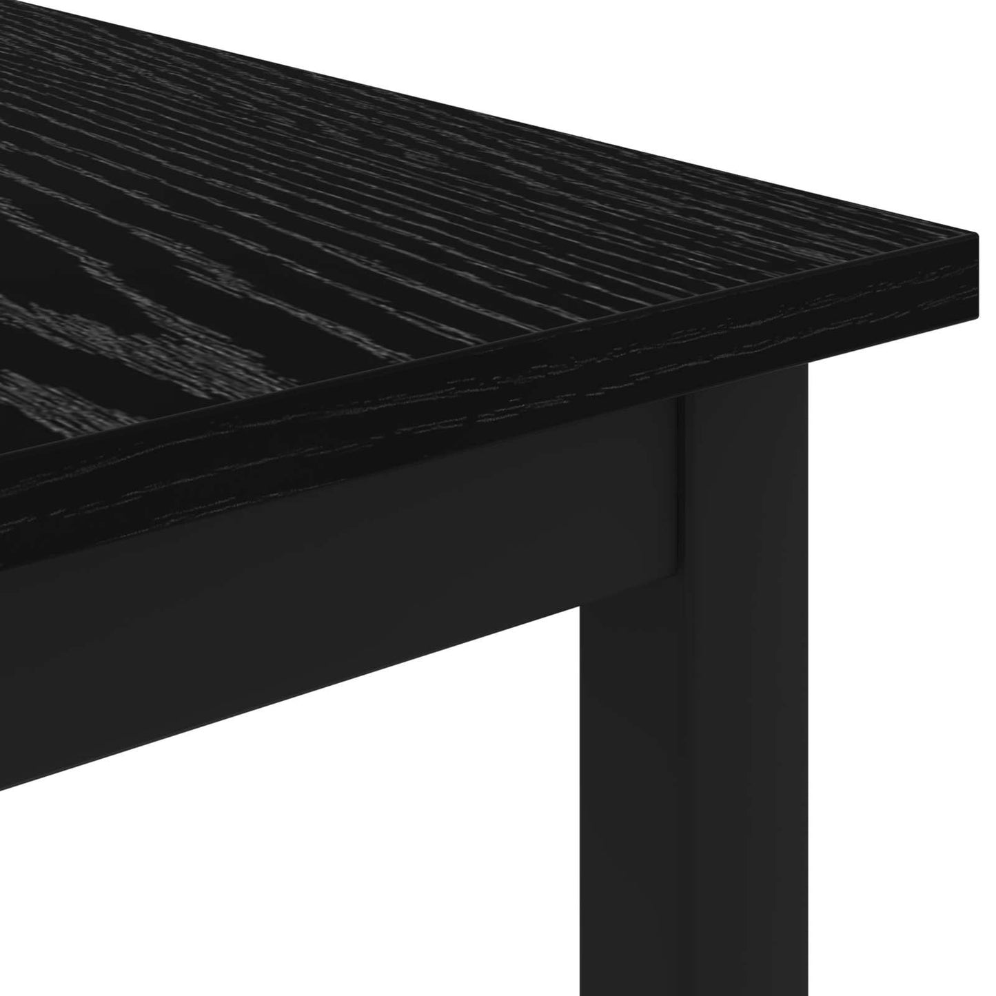 Couchtisch Schwarz Eichen-Optik 100 x 50 x 45 cm Holzwerkstoff