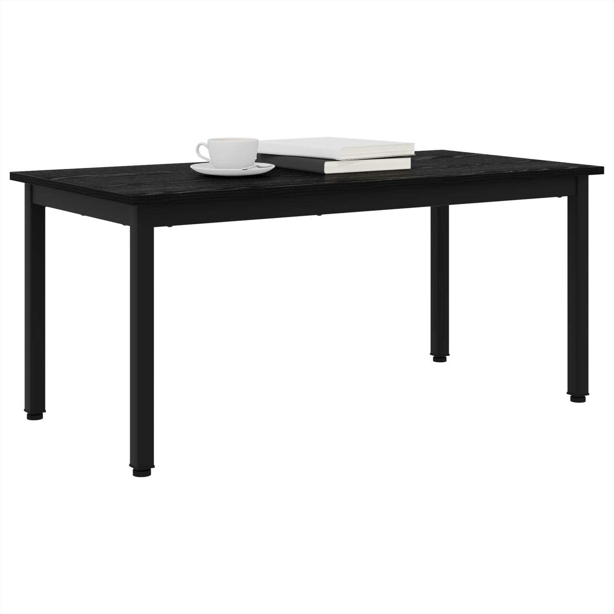Couchtisch Schwarz Eichen-Optik 100 x 50 x 45 cm Holzwerkstoff