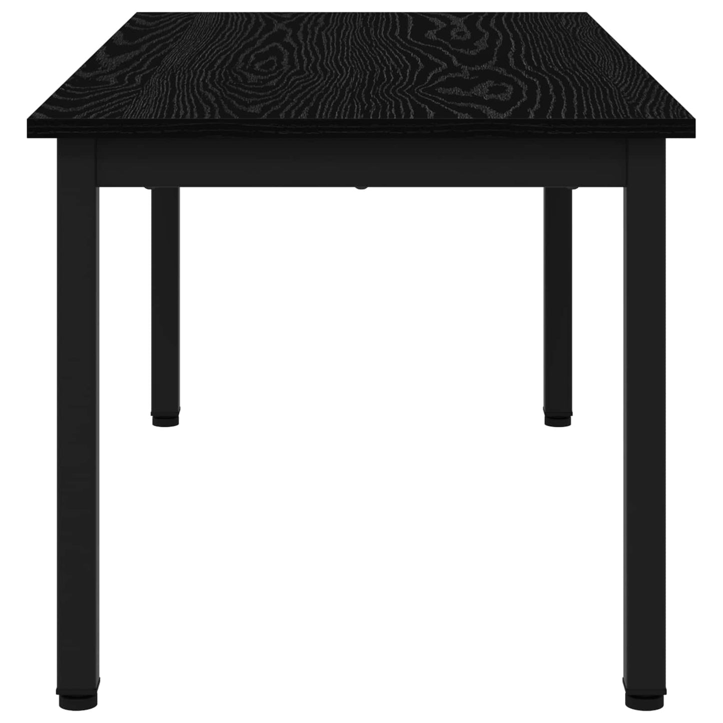 Couchtisch Schwarz Eichen-Optik 100 x 50 x 45 cm Holzwerkstoff