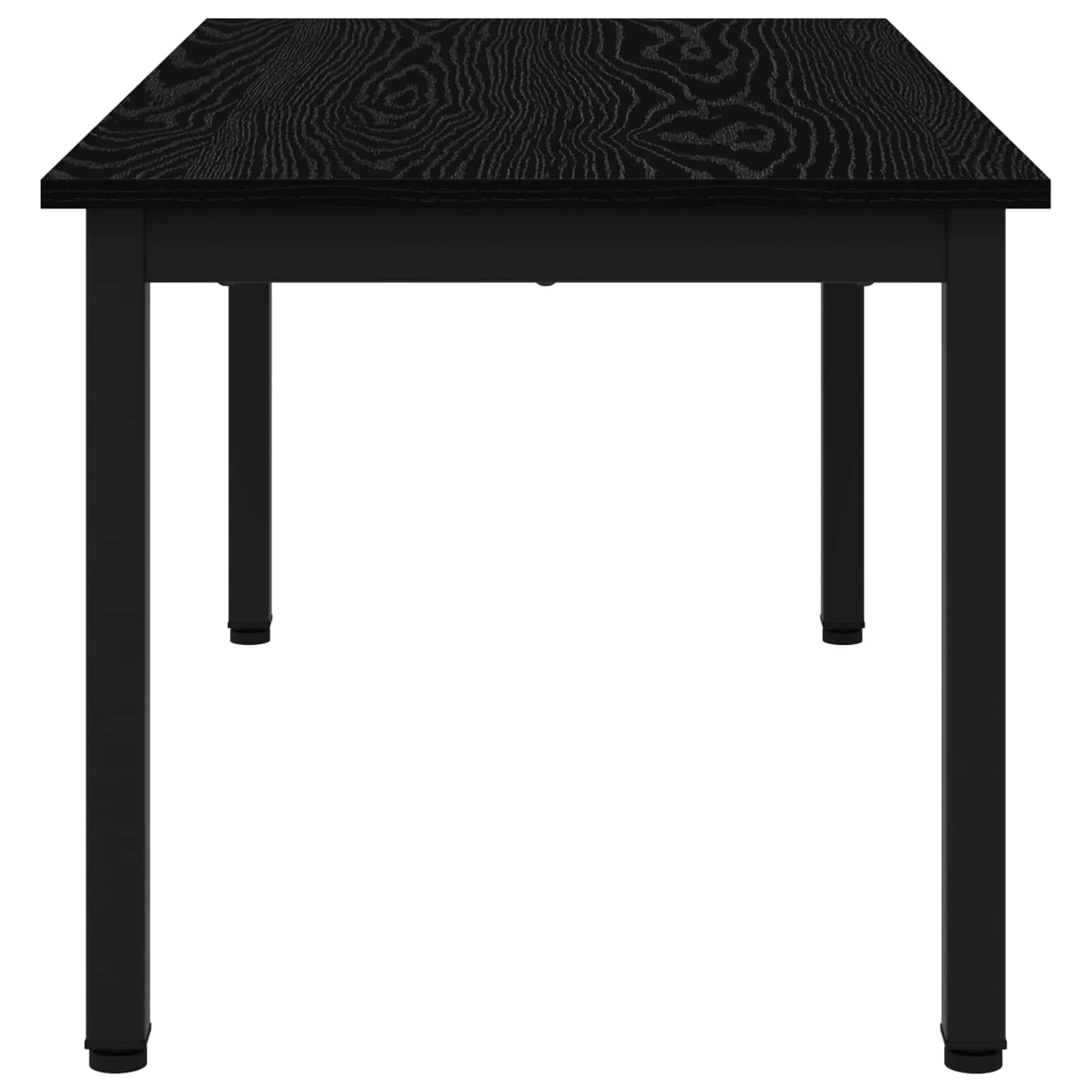 Couchtisch Schwarz Eichen-Optik 100 x 50 x 45 cm Holzwerkstoff