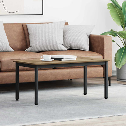 Couchtisch Kunsthandwerk Eiche 100 x 50 x 45 cm Holzwerkstoff