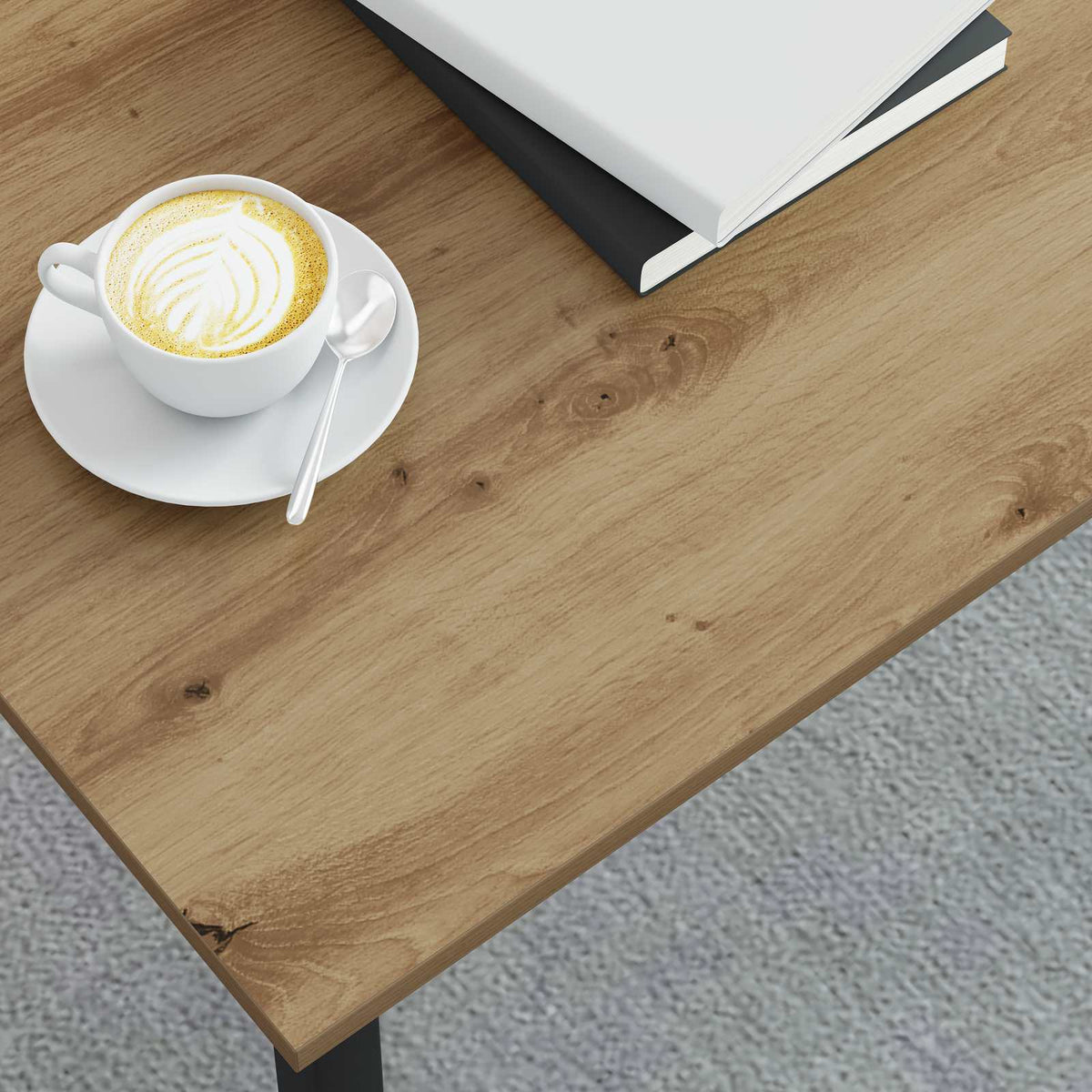 Couchtisch Kunsthandwerk Eiche 100 x 50 x 45 cm Holzwerkstoff