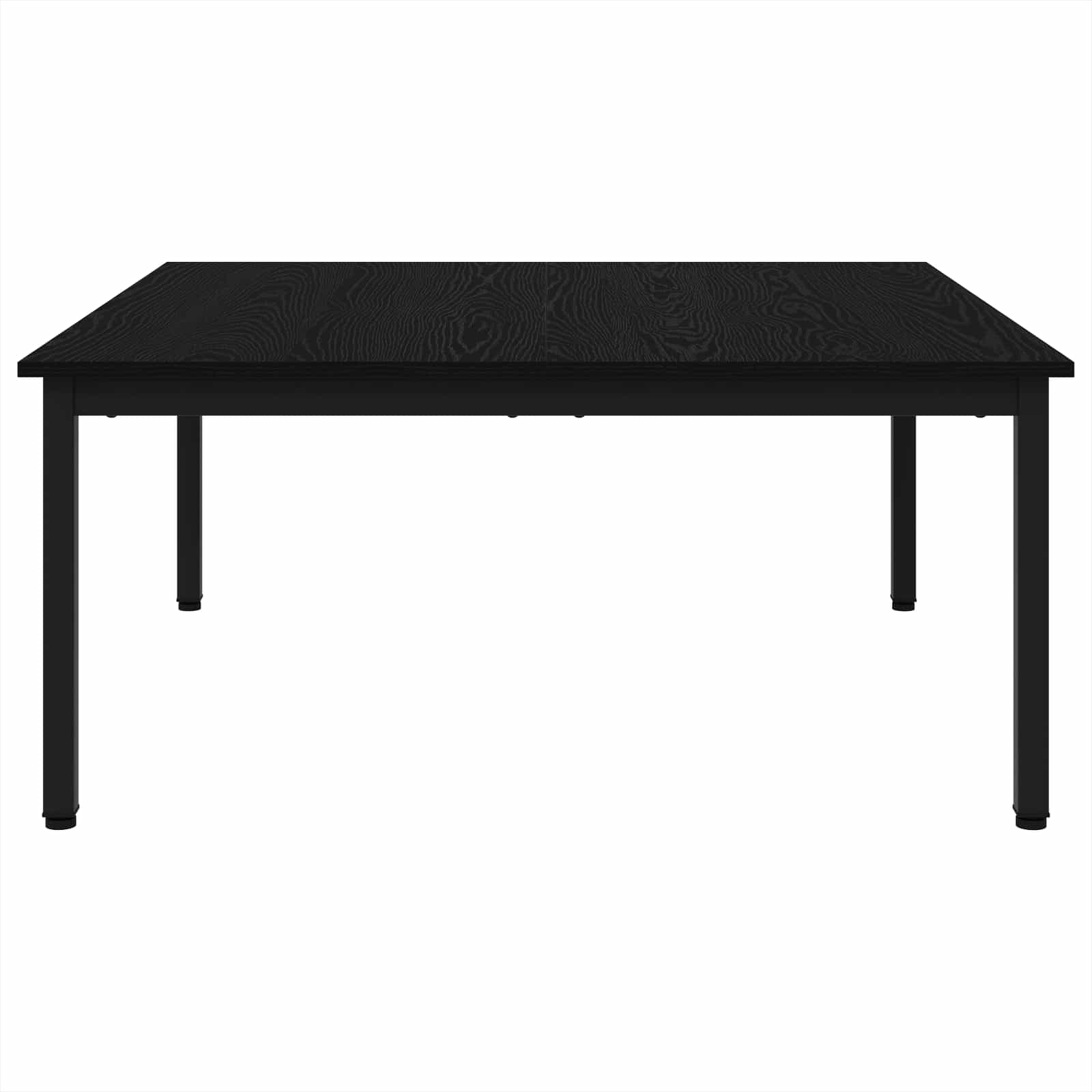 Couchtisch Schwarz Eichen-Optik 100 x 100 x 45 cm Holzwerkstoff