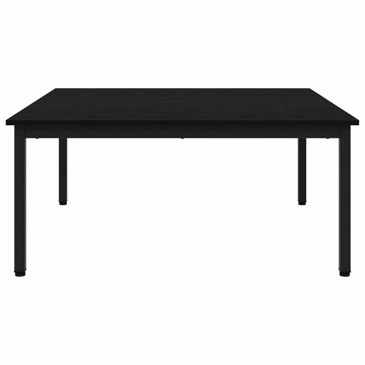 Couchtisch Schwarz Eichen-Optik 100 x 100 x 45 cm Holzwerkstoff