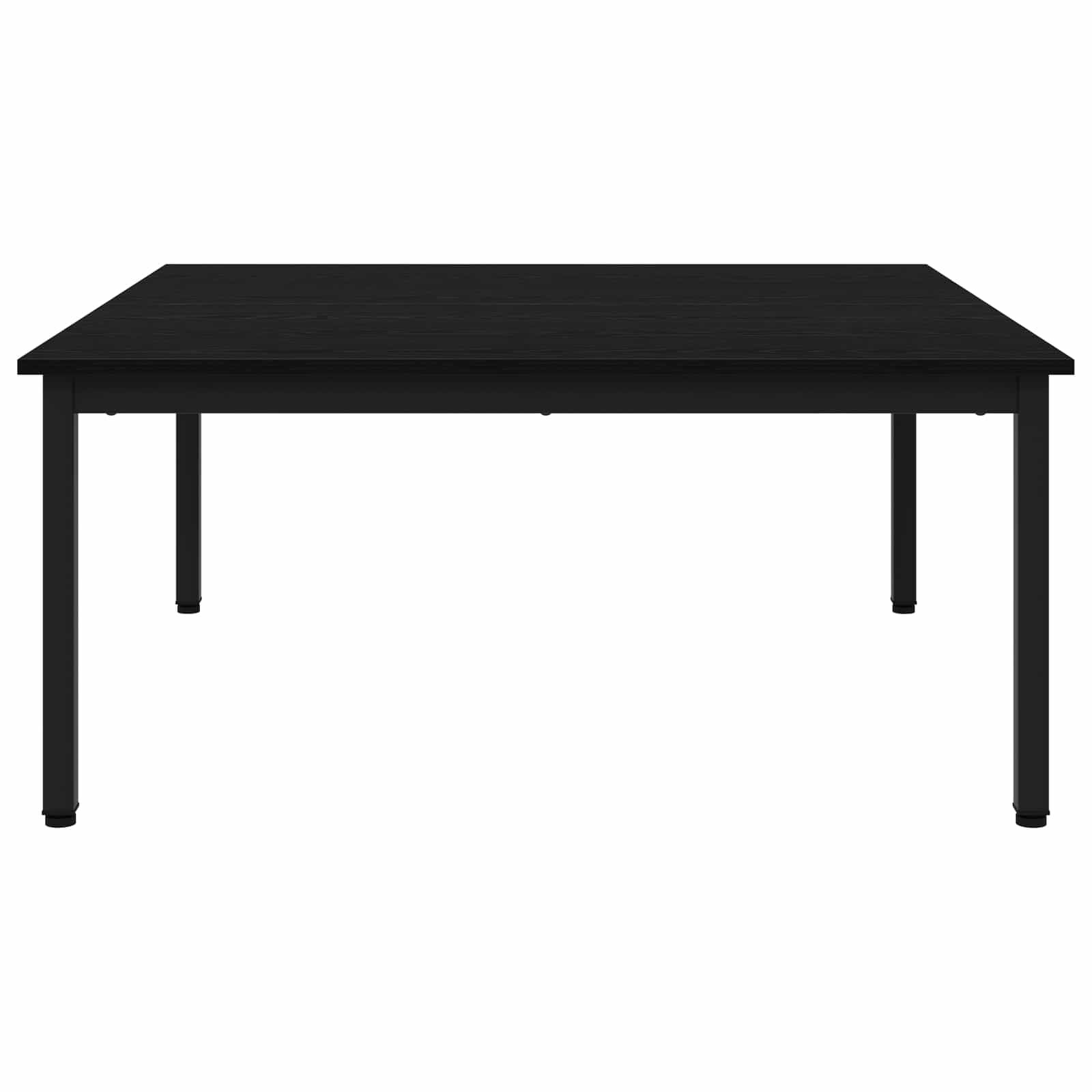 Couchtisch Schwarz Eichen-Optik 100 x 100 x 45 cm Holzwerkstoff