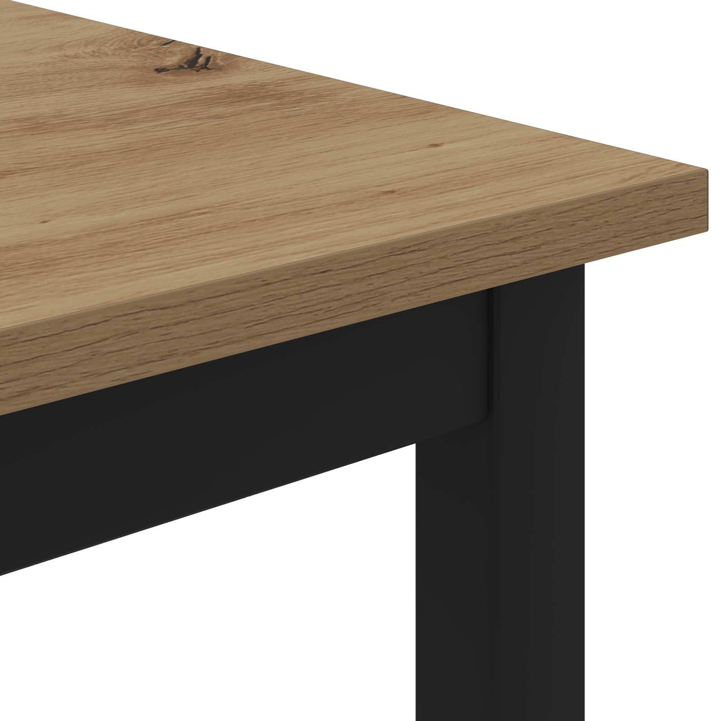 Couchtisch Kunsthandwerk Eiche 100 x 100 x 45 cm Holzwerkstoff