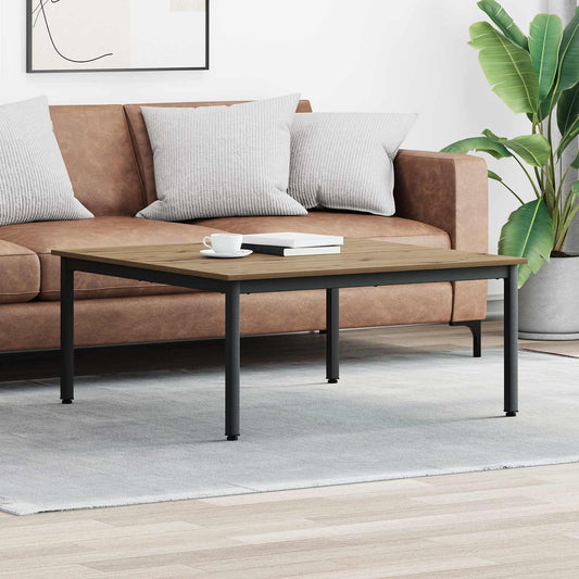 Couchtisch Kunsthandwerk Eiche 100 x 100 x 45 cm Holzwerkstoff