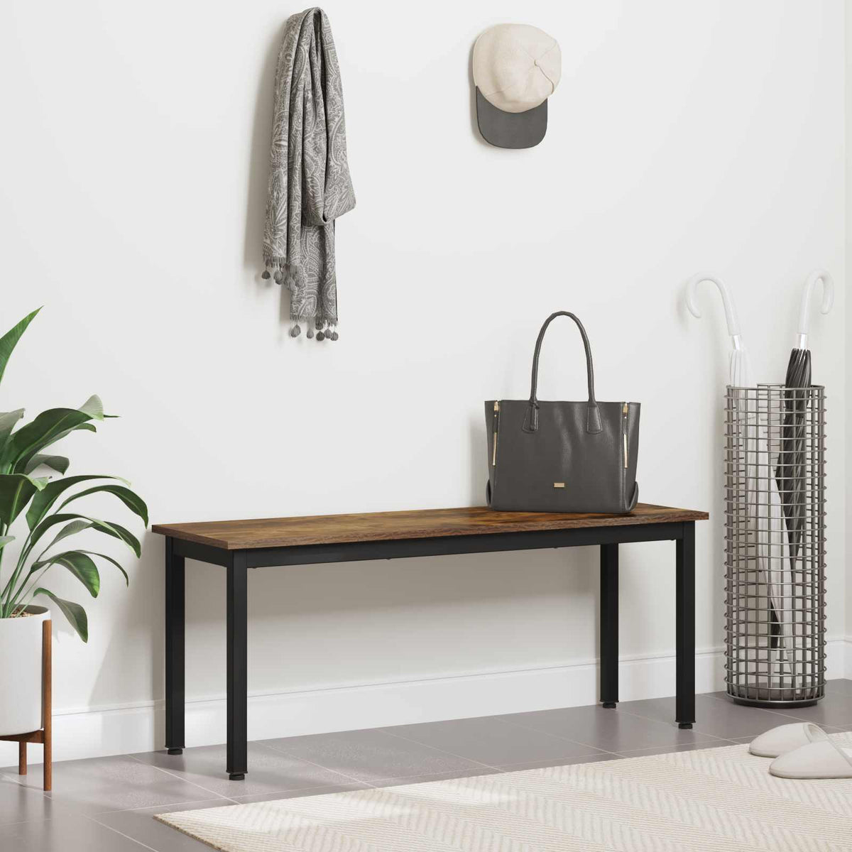 Bank Raucharbe 110 x 35 x 45 cm Holzwerkstoff