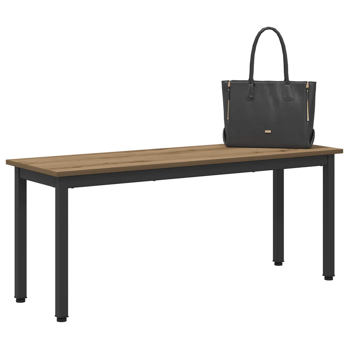 Bank Kunsthandwerk Eiche 110 x 35 x 45 cm Holzwerkstoff