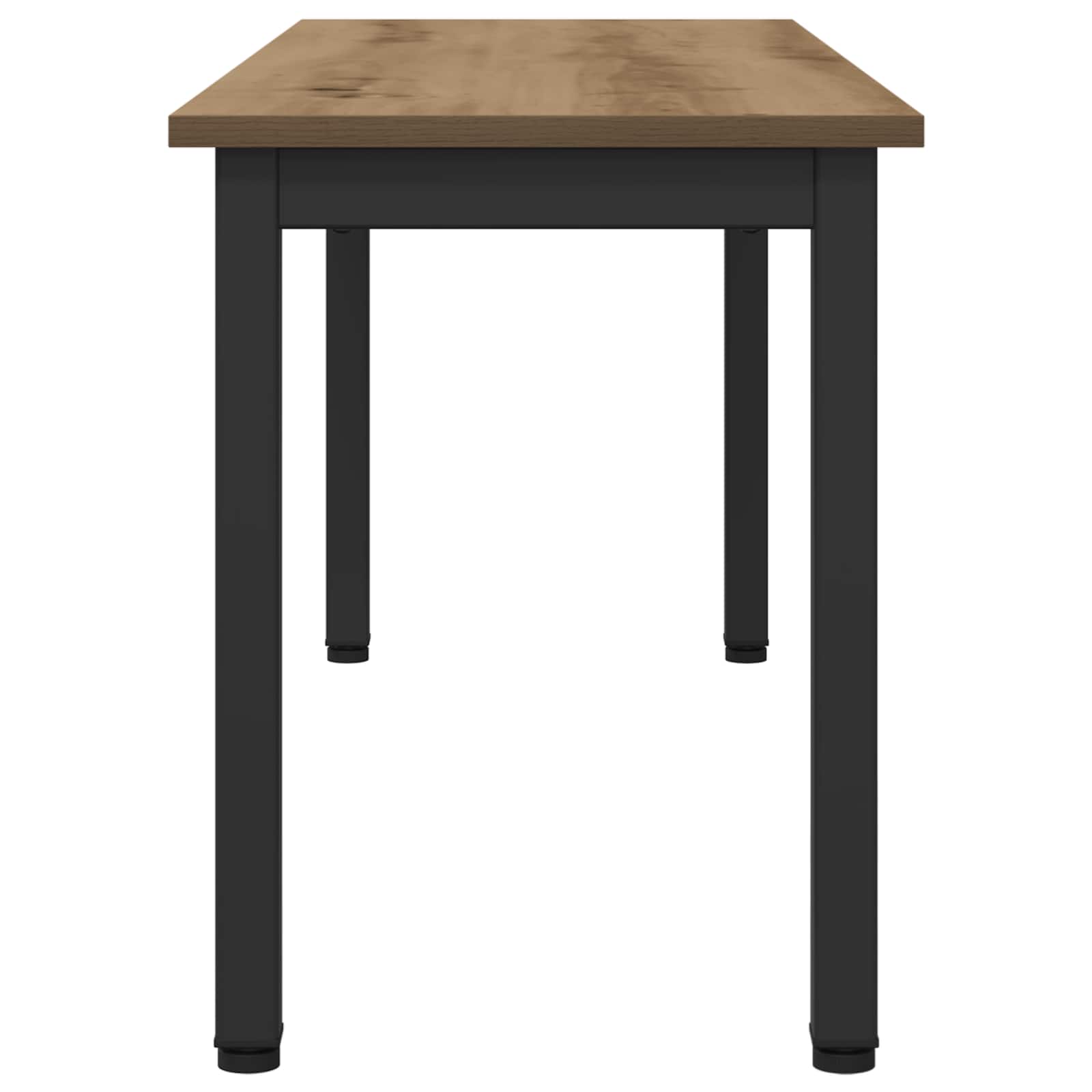Bank Kunsthandwerk Eiche 110 x 35 x 45 cm Holzwerkstoff