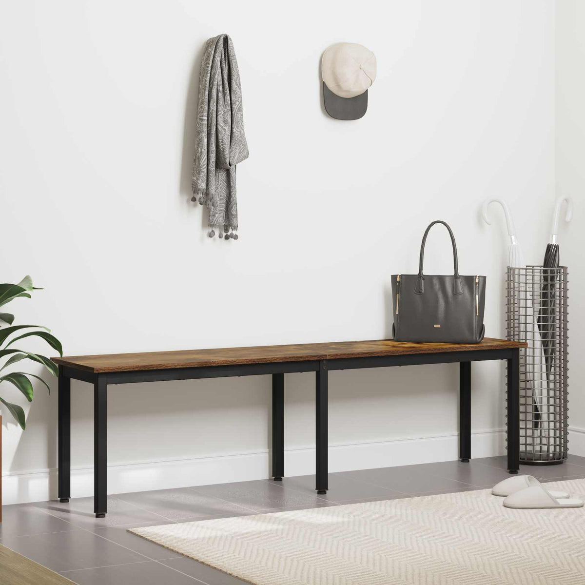 Bank Raucharbe 160 x 35 x 45 cm Holzwerkstoff