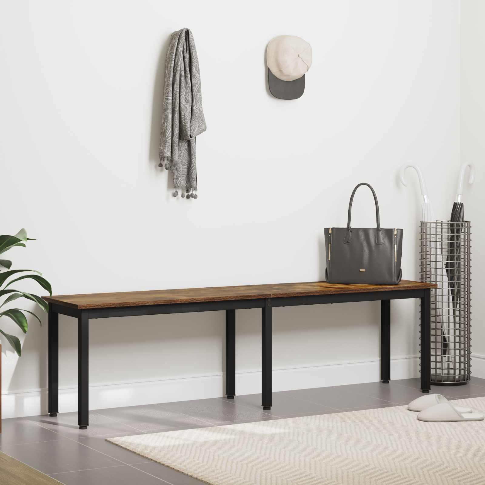 Bank Raucharbe 160 x 35 x 45 cm Holzwerkstoff