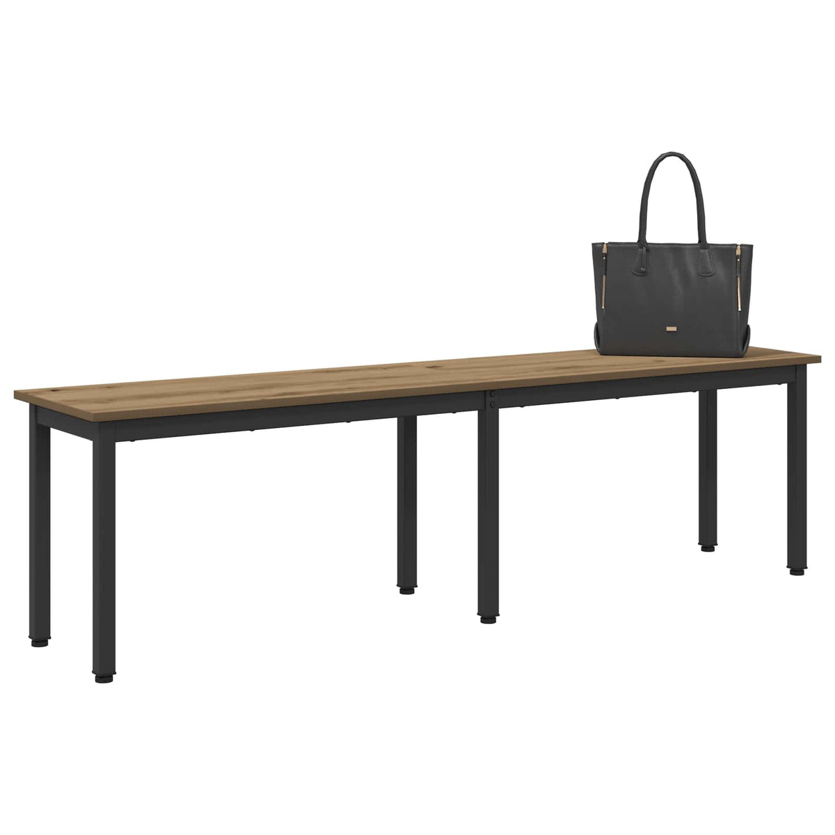 Bank Kunsthandwerk Eiche 160 x 35 x 45 cm Holzwerkstoff