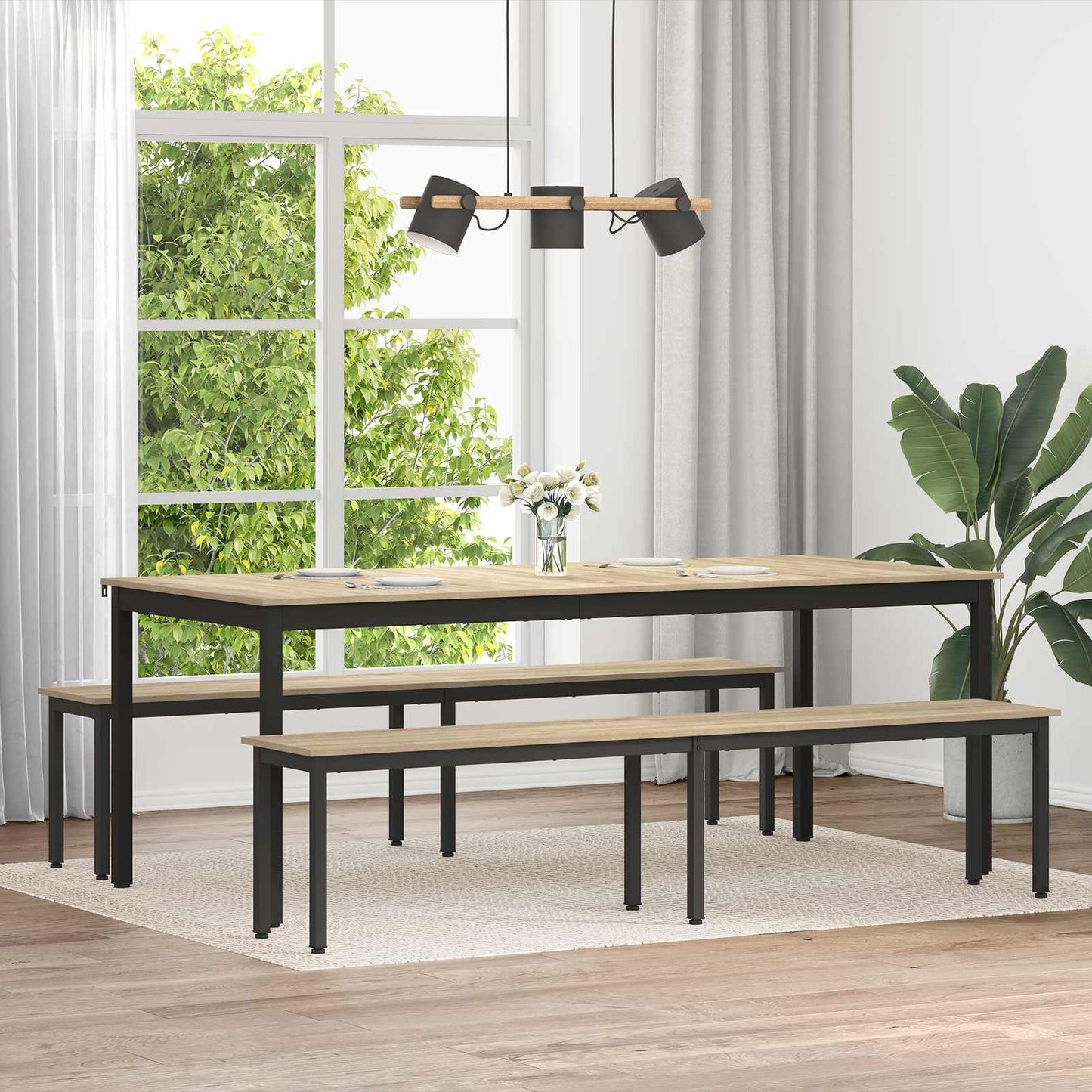 Bank Sonoma 200 x 35 x 45 cm Holzwerkstoff