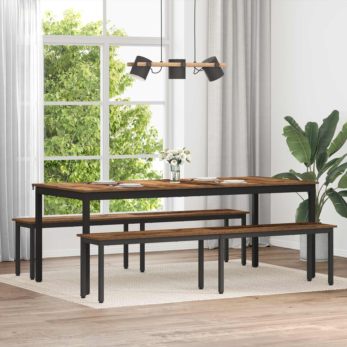 Bank Altholz 200 x 35 x 45 cm Holzwerkstoff