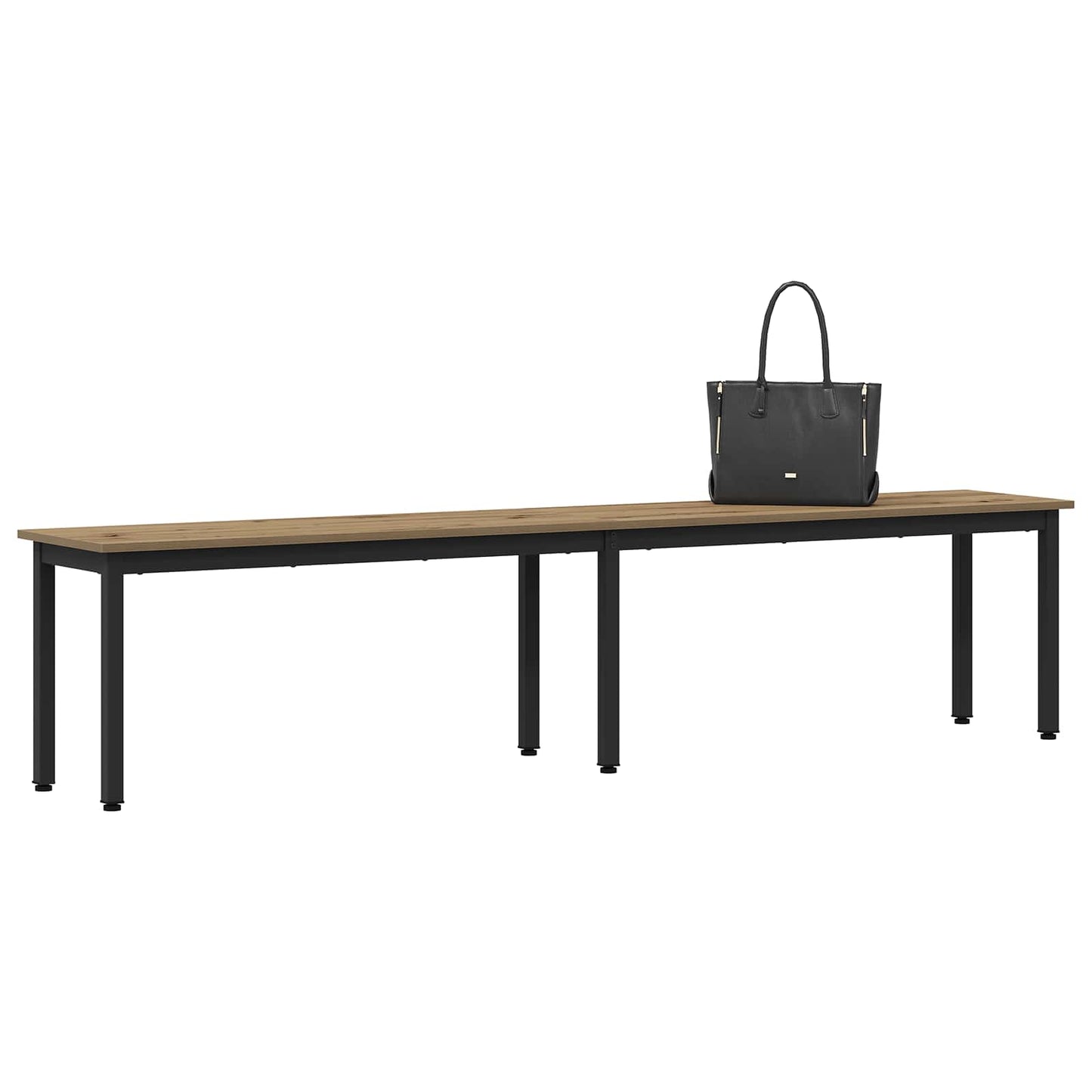 Bank Kunsthandwerk Eiche 200 x 35 x 45 cm Holzwerkstoff