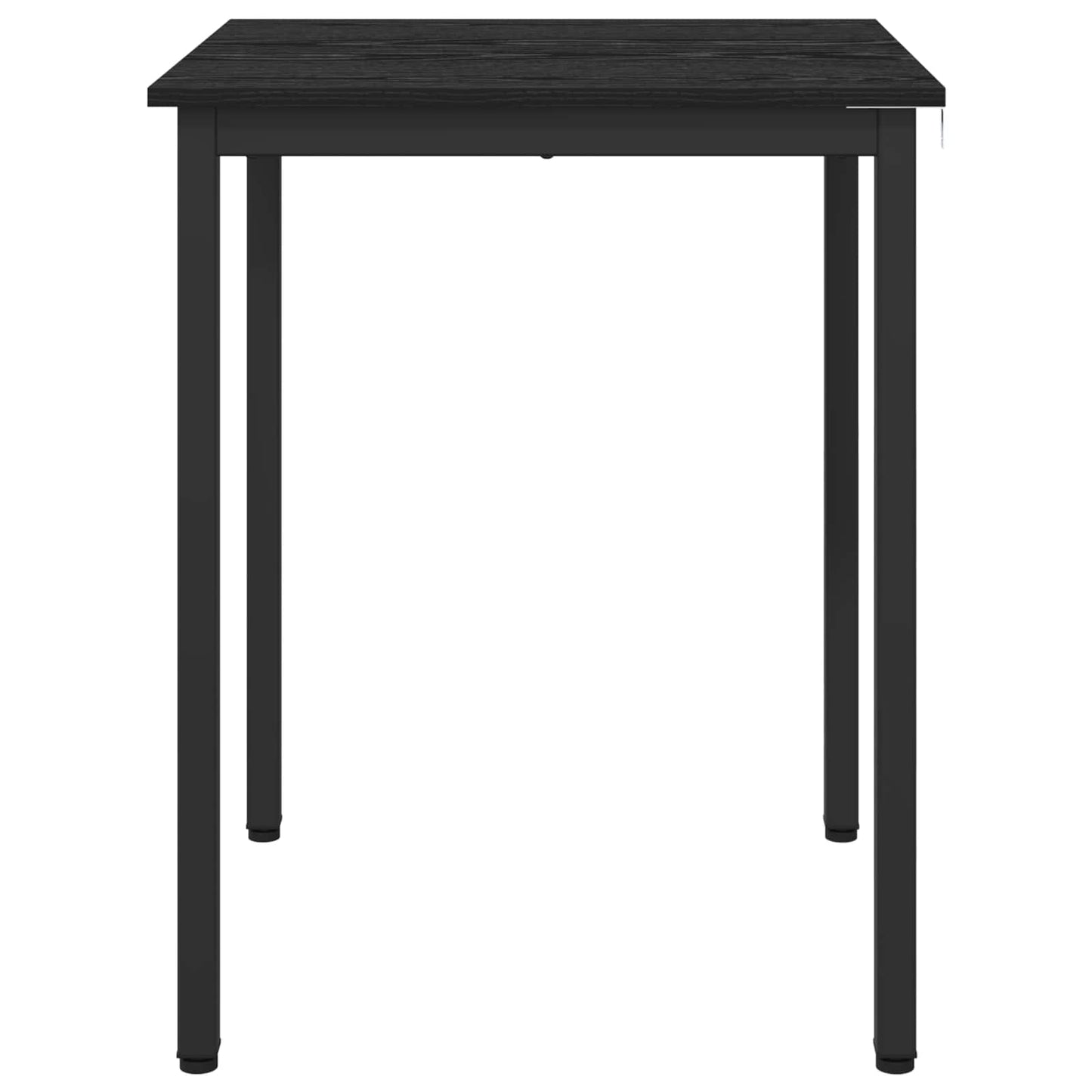 Esstische 60 x 60 x 75 cm Holzwerkstoff Schwarz Eichen-Optik