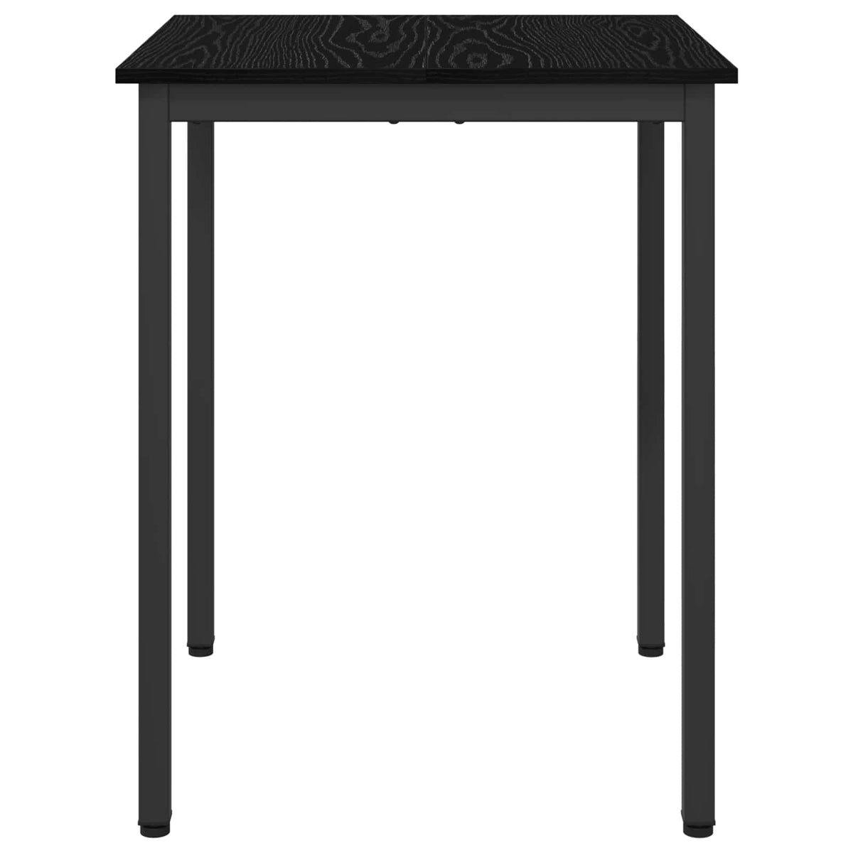 Esstische 60 x 60 x 75 cm Holzwerkstoff Schwarz Eichen-Optik