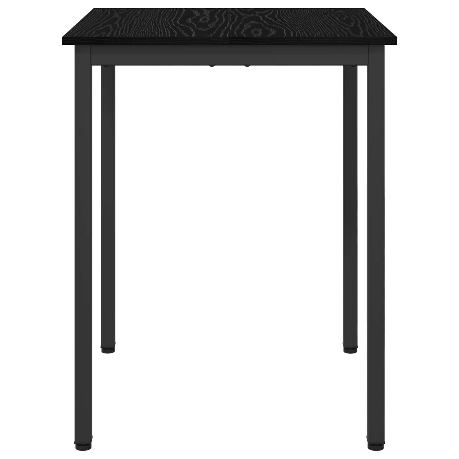 Esstische 60 x 60 x 75 cm Holzwerkstoff Schwarz Eichen-Optik