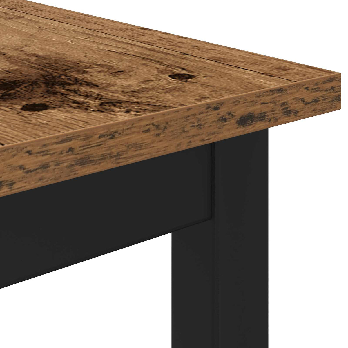 Esstische 60 x 60 x 75 cm Holzwerkstoff Altholz Quadratisch