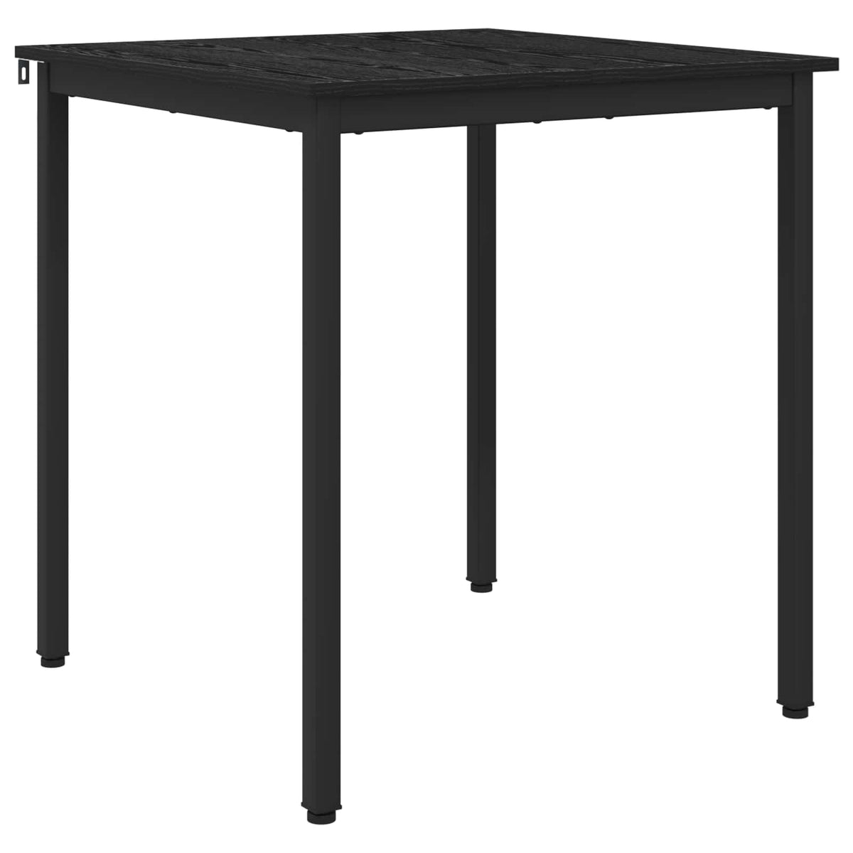 Esstische 70 x 70 x 75 cm Holzwerkstoff Schwarz Eichen-Optik