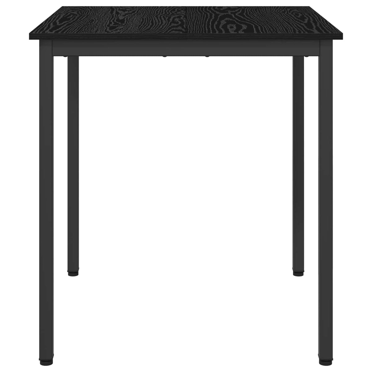 Esstische 70 x 70 x 75 cm Holzwerkstoff Schwarz Eichen-Optik