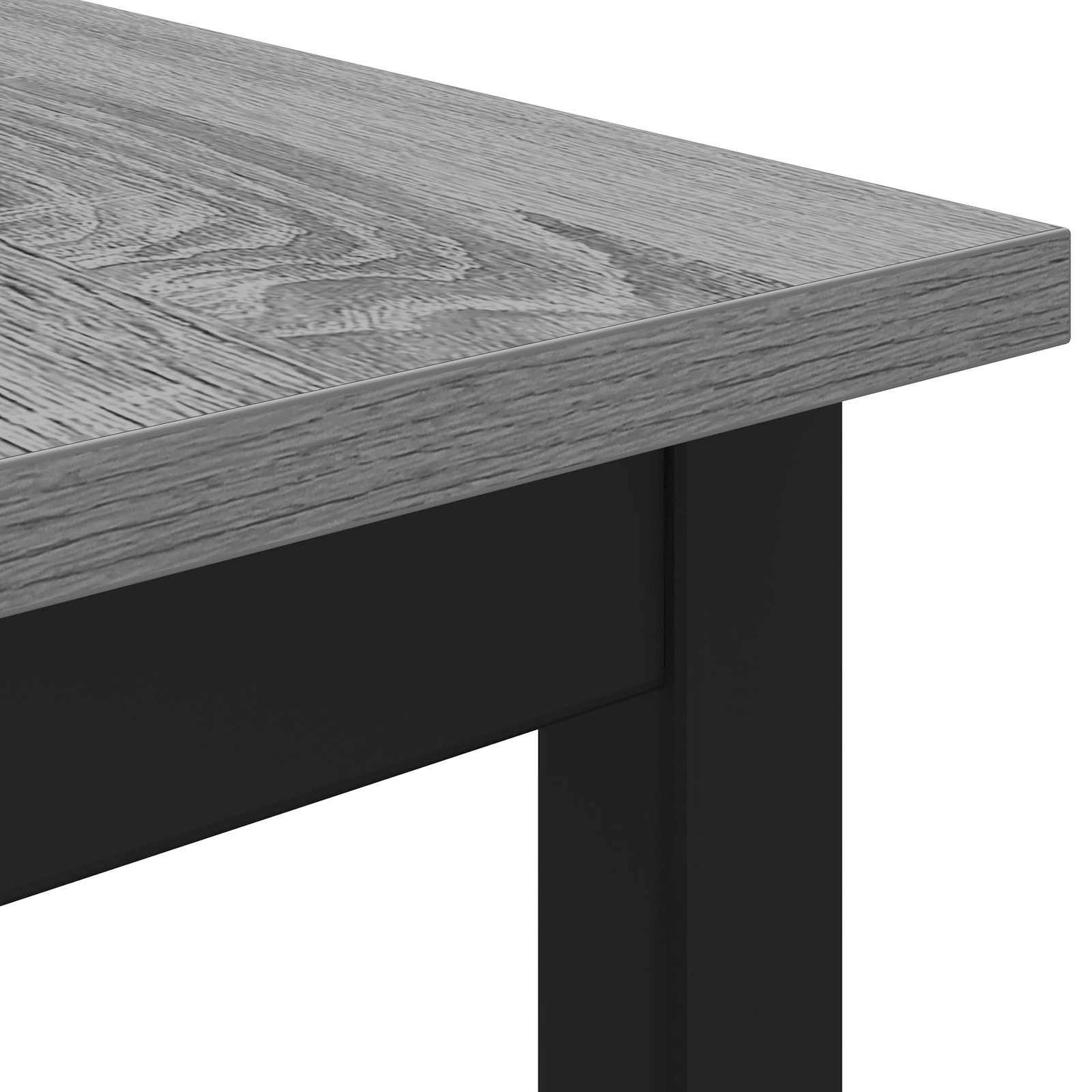 Esstische 80 x 80 x 75 cm Holzwerkstoff Sonoma-Grau Quadratisch