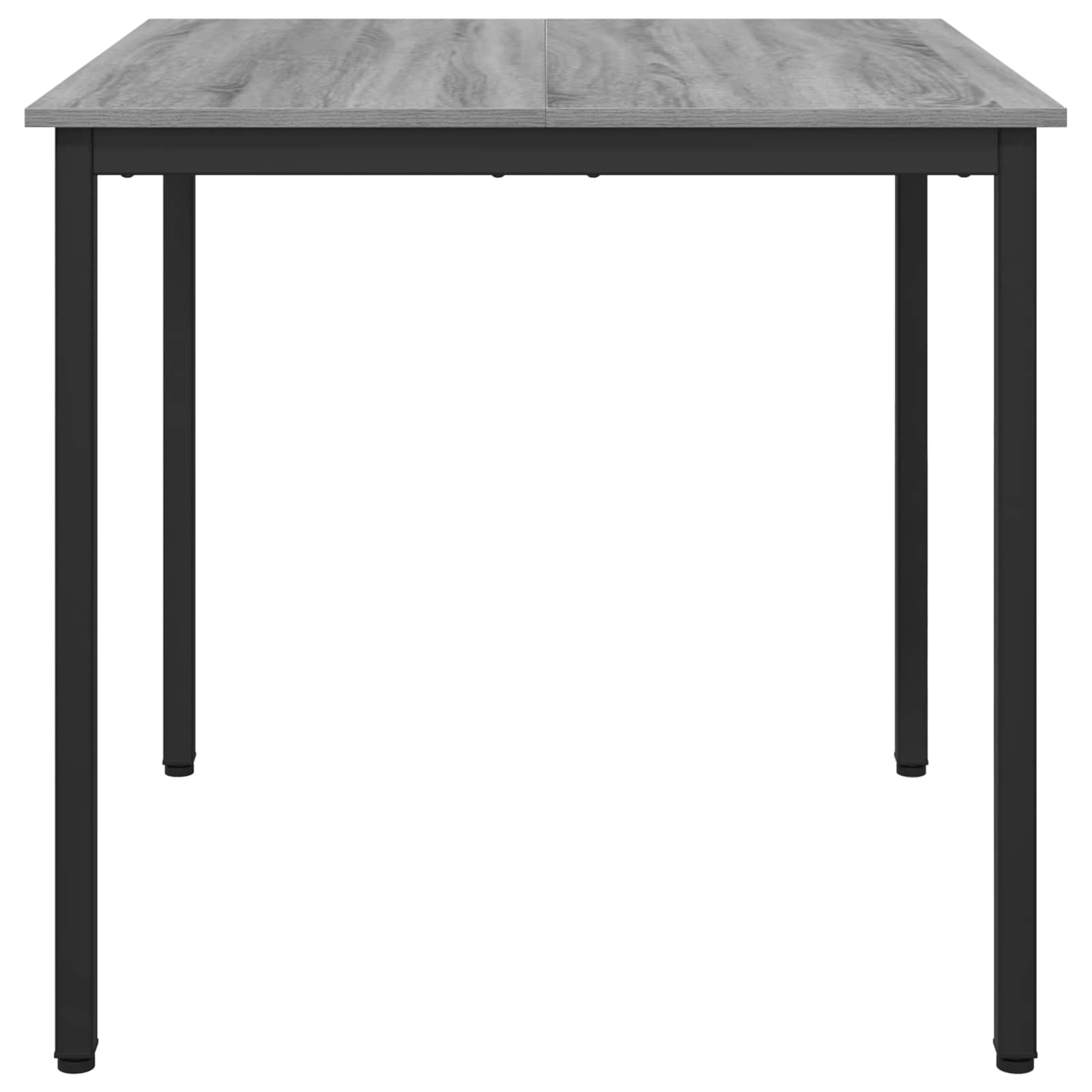 Esstische 80 x 80 x 75 cm Holzwerkstoff Sonoma-Grau Quadratisch