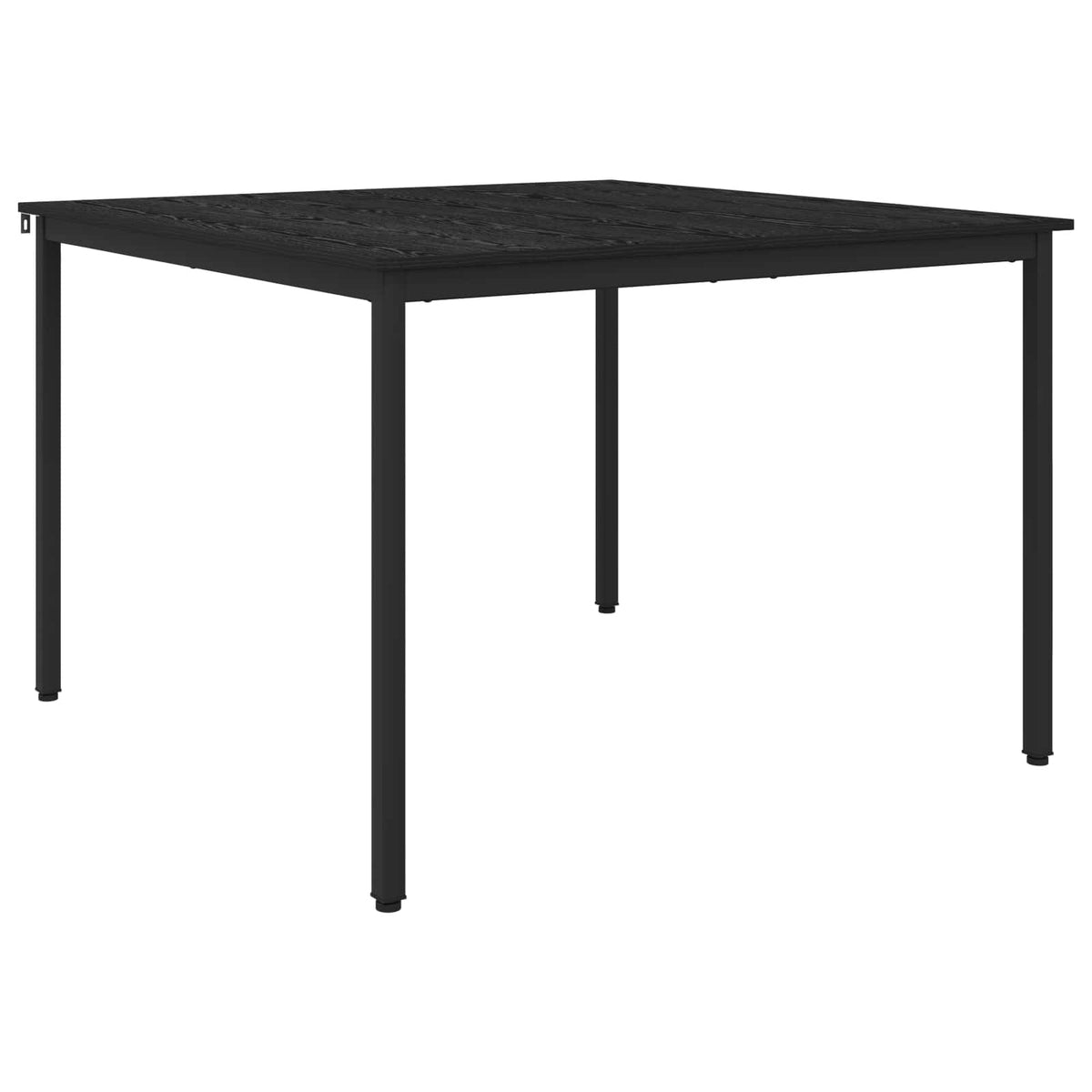 Esstische 110 x 110 x 75 cm Holzwerkstoff Schwarz Eichen-Optik