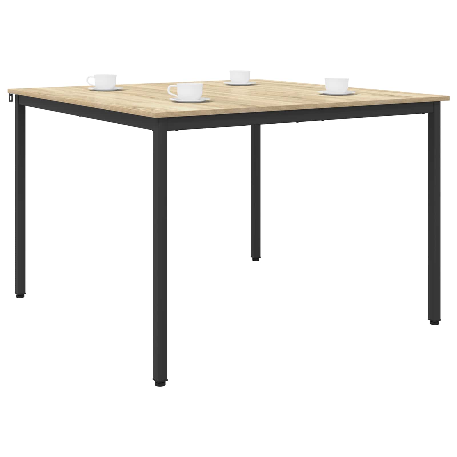 Esstische 110 x 110 x 75 cm Holzwerkstoff Sonoma-Eiche