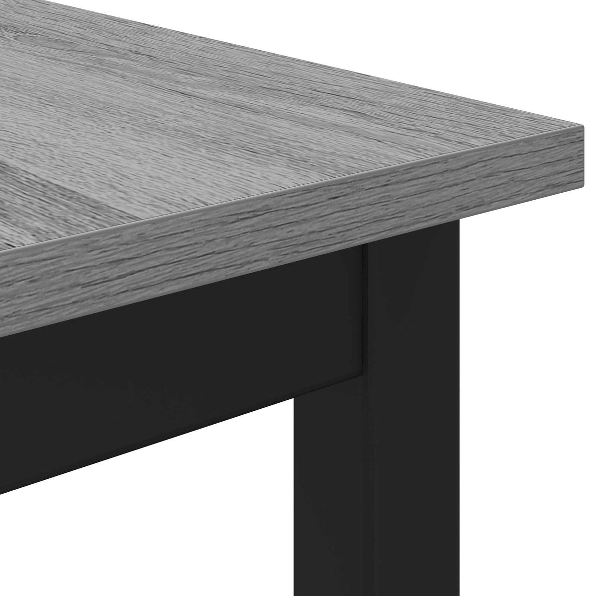 Esstische 110 x 110 x 75 cm Holzwerkstoff Sonoma-Grau